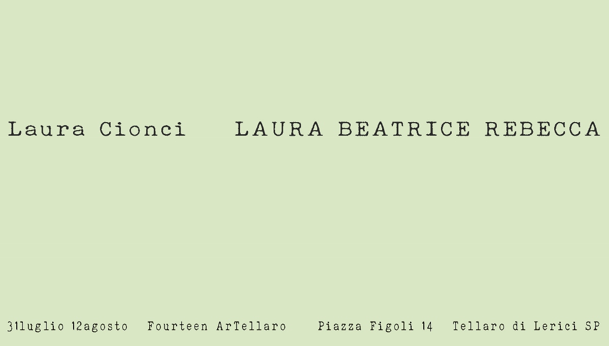 Laura Cionci – Laura Beatrice Rebecca